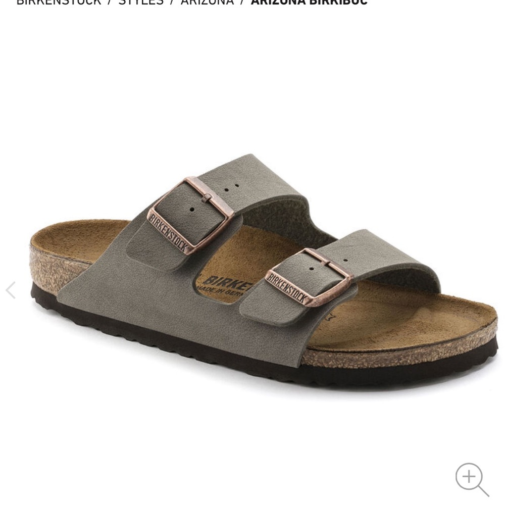 Women’s Birkenstock Arizona sandals stone 10